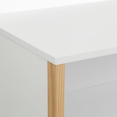 Commode En Bois Kima Blanc