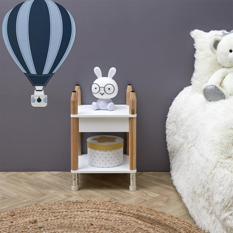 Table De Chevet Crayon Blanc