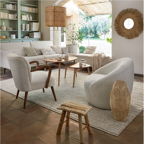Tabouret En Bois Pure Nature Woody