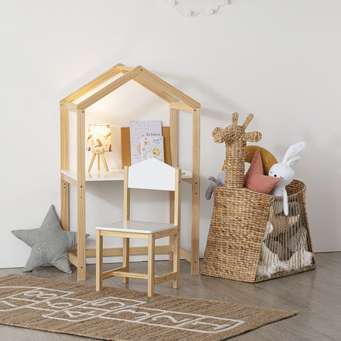 Chaise Pour Enfant Forme De Maison Blanche