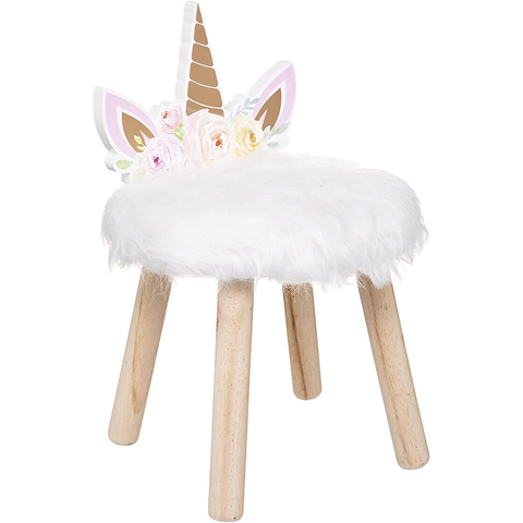 Tabouret enfant licorne Multicolore