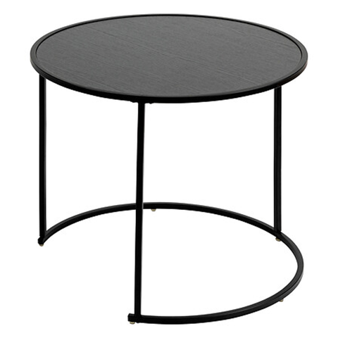 Lot de 3 tables café Noan Noires