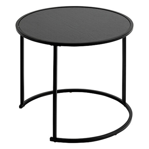 Lot de 3 tables café Noan Noires