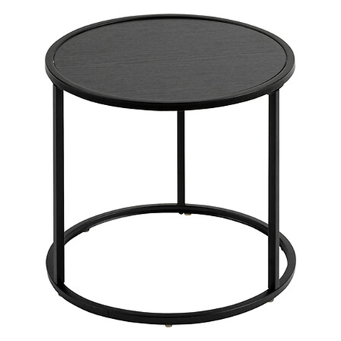 Lot de 3 tables café Noan Noires