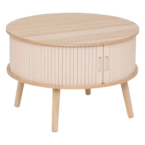 Table basse 2 portes Nyos Beige