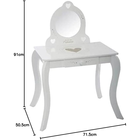 Coiffeuse Avec Tabouret Pour Enfant