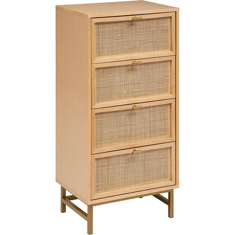 Chiffonnier 4 tiroirs Rayo Beige