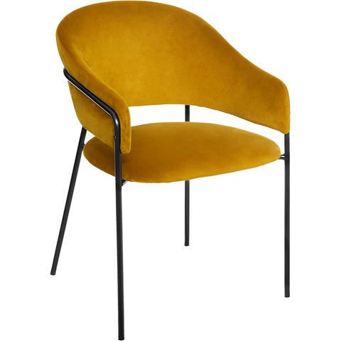 Fauteuil à diner Siron Jaune Moutarde