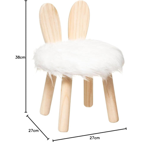 Tabouret Pour Enfant Lapin Blanc