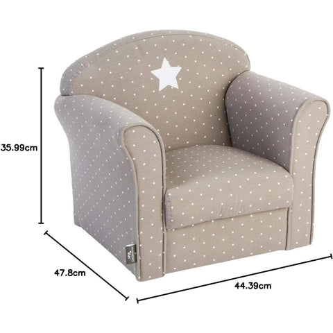 Fauteuil Pour Enfant Classique Taupe