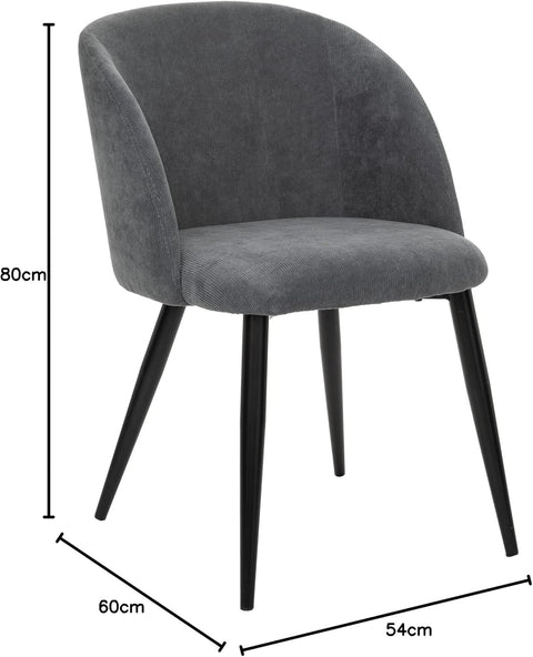 Fauteuil Céleste En Velours Gris