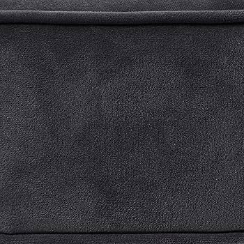 Tabouret Adriel effet velours Atmosphera - Noir