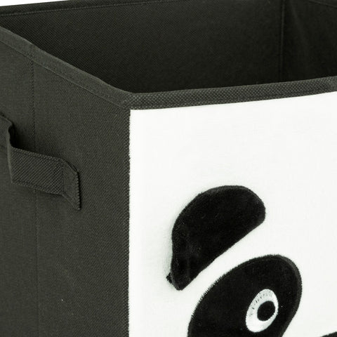 Boîte De Rangement En Velours Panda