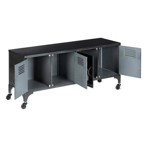 Buffet Bas 4 Portes Sevin Noir