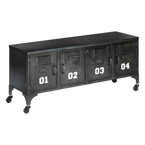 Buffet Bas 4 Portes Sevin Noir