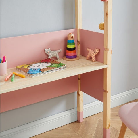 Bureau Enfant Tipi Évolutif TINY Rose