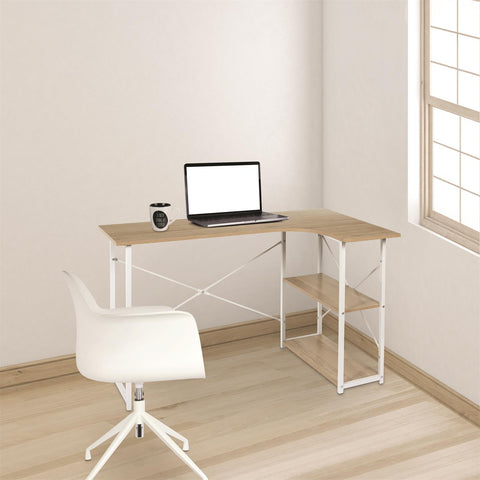 Bureau d'angle job Blanc