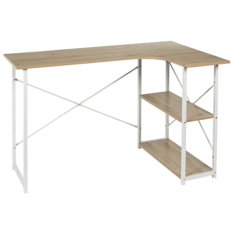 Bureau d'angle job Blanc