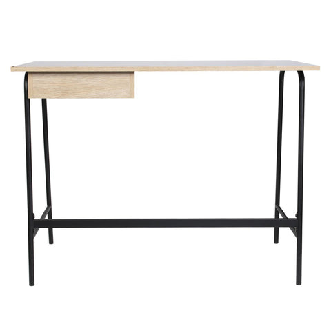 Bureau industriel en bois Stanford Noir