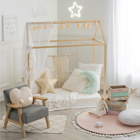 Cabane Pour Enfant En Pin Beige