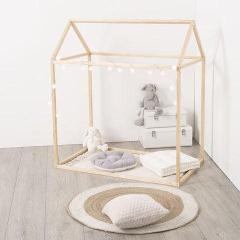 Cabane Pour Enfant En Pin Beige