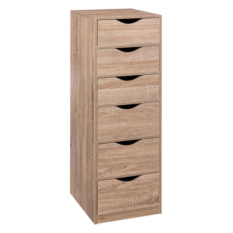 Caisson de bureau 6 tiroirs Beige