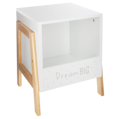 Casier De Rangement En Bois Pour Enfant Blanc