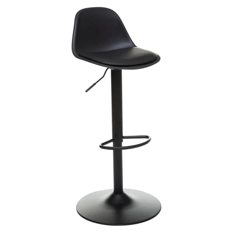 Chaise De Bar Aiko Ajustable Noire