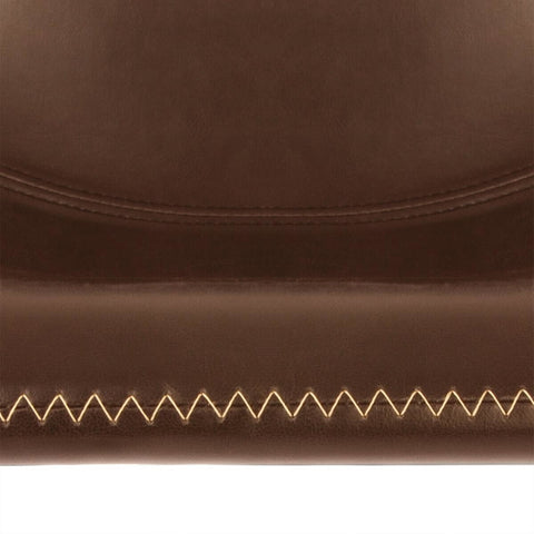 Chaise De Bar Lois Effet Cuir Marron