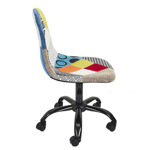 Chaise De Bureau Patchwork Multicolore
