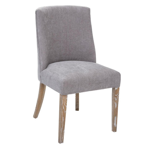 Chaise De Table Livia Chenille Gris