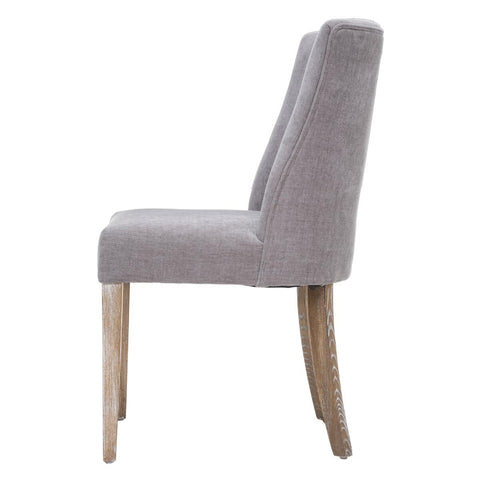 Chaise De Table Livia Chenille Gris