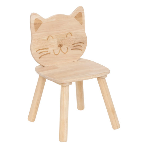 Chaise Pour Enfant Chat Pia En Bois