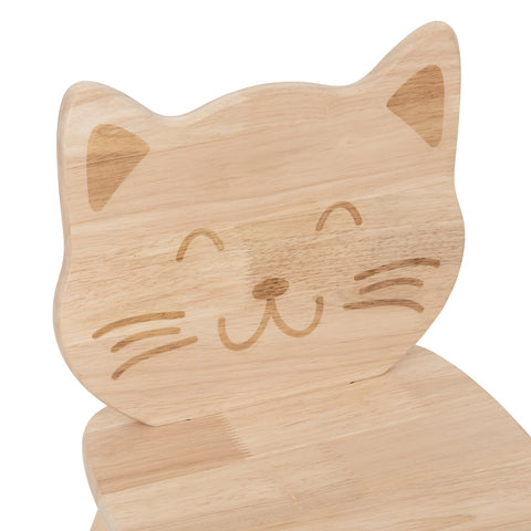 Chaise Pour Enfant Chat Pia En Bois