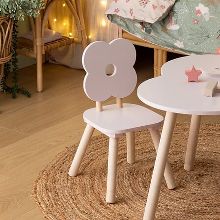 Chaise Pour Enfant Fleur Rose