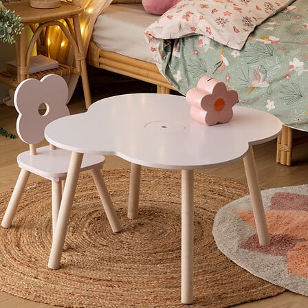 Chaise Pour Enfant Fleur Rose