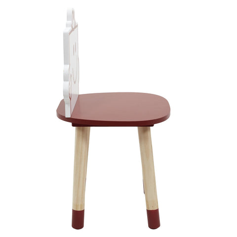 Chaise Pour Enfant Monsieur Costaud Rouge