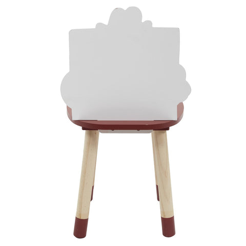 Chaise Pour Enfant Monsieur Costaud Rouge