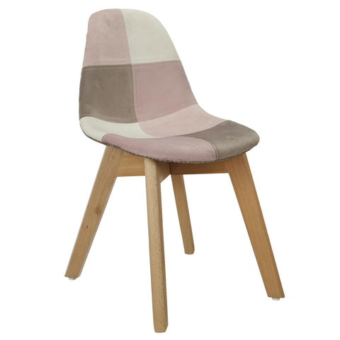 Chaise Pour Enfant Patchwork Leonie Rose