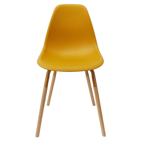 Chaise Scandinave Phenix Jaune Ocre