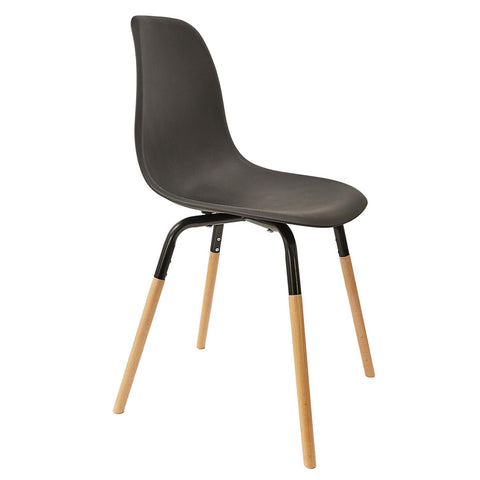 Chaise noire Scandinave 