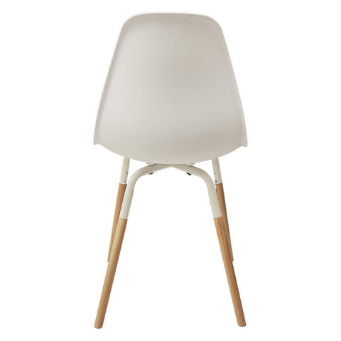 Chaise scandinave blanche plastique