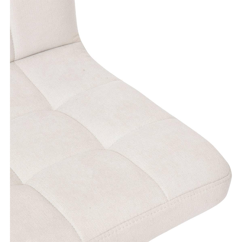 Chaise de bar haute ajustable Delek PU Beige