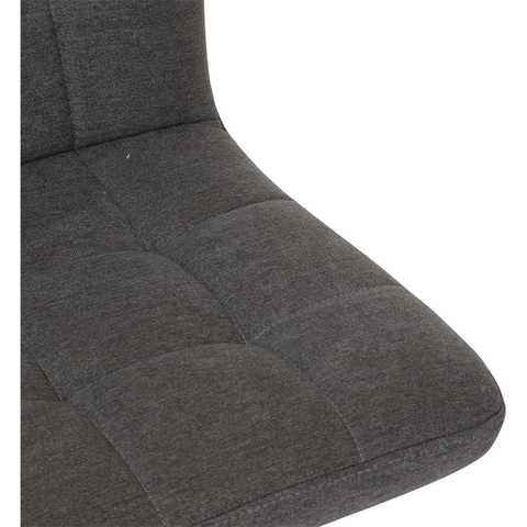 Chaise de bar haute ajustable Delek PU Gris Foncé