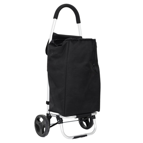 Chariot de marché pliable 39L Noir