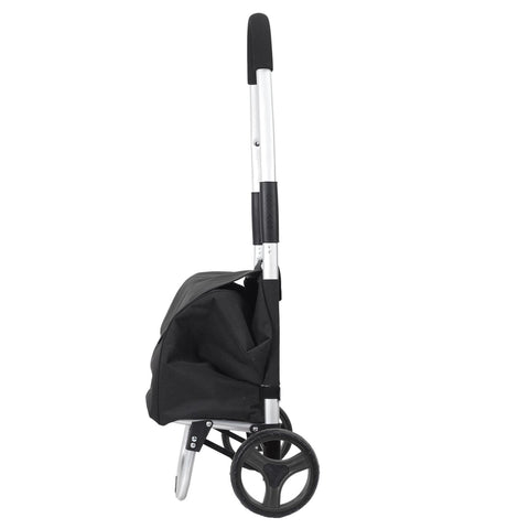 Chariot de marché pliable 39L Noir