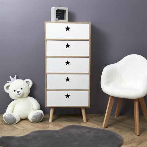 Chiffonnier Pour Enfant Like A Star Blanc