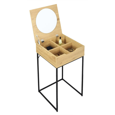 Coiffeuse Compacte En Bois Abbott Beige