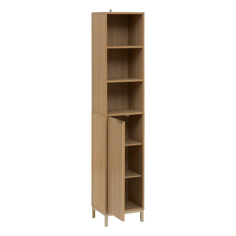 Colonne 1 Porte Effet En Bois Tasso Beige