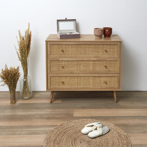 Commode 3 Tiroirs Bali Beige